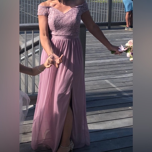 David's Bridal Dresses & Skirts - Donated Prom Dress Drive       Bridesmaid Wedding Formal Prom long dress lace
